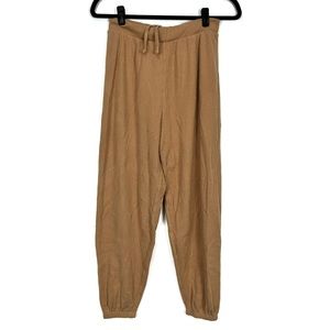 SKIMS orange waffle knit jogger sweatpants